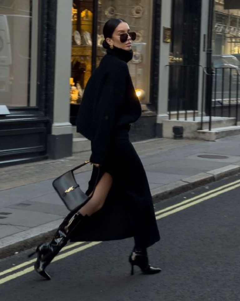Botas altas - look elegante